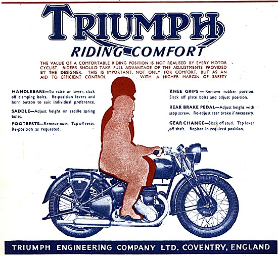 WW2 Triumph Despatch Riders Motor Cycles                         