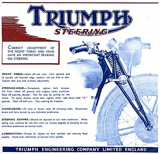 1942 Triumph Motor Cycles                                        