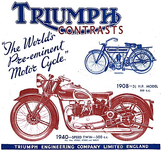 Triumph Motor Cycles - Triumph Speed Twin                        
