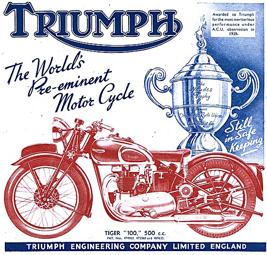 Triumph Motor Cycles                                             