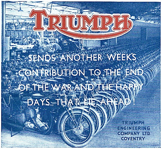 1944 Triumph WD Motorcycles                                      