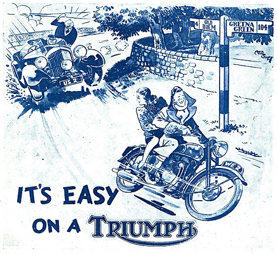 Triumph Motor Cycles 1945                                        