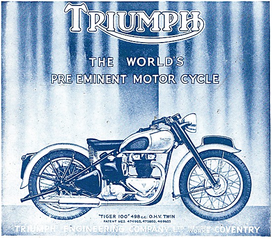 1945 Triumph Tiger 100 498cc                                     