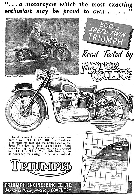 Triumph Speed Twin 500 cc                                        