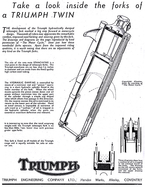 Triumph Vertical Twins 1946                                      