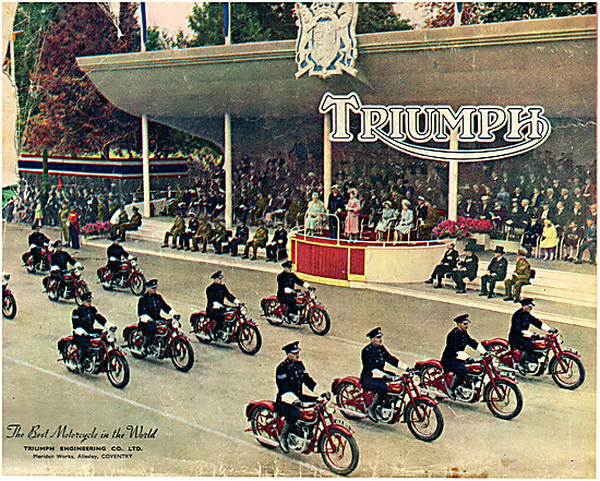 1947 Triumph Overseas Sales Successes                            