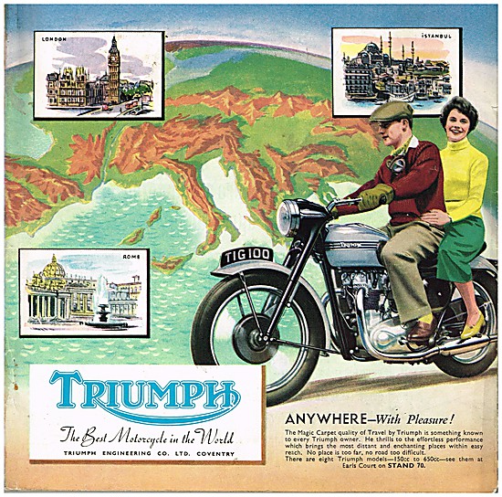 1955 Triumph Speed Twin - Triumph Thunderbird                    