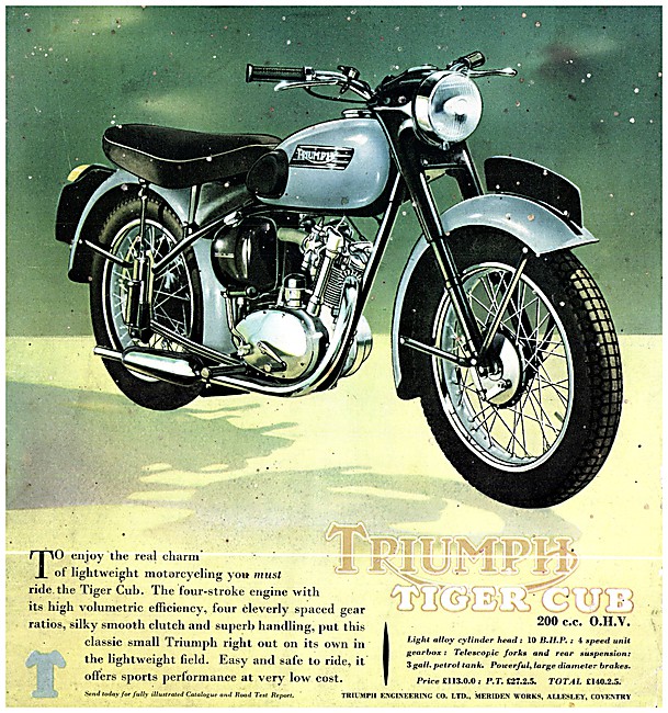 Triumph Tiger Cub 200 cc                                         