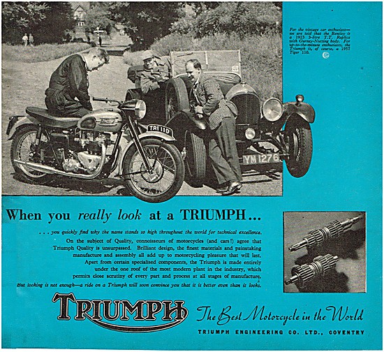 1957 Triumph Tiger 110                                           