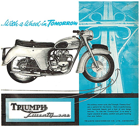 1957 Triumph T21 - Triumph Twenty-One 350                        