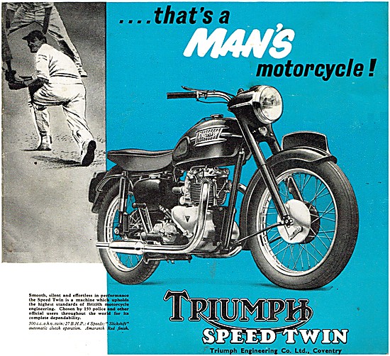 1958 Triumph Speed Twin 500 cc                                   