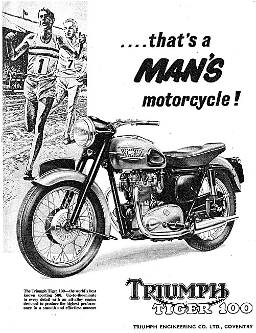 1958 Triumph Tiger 100 500 cc                                    
