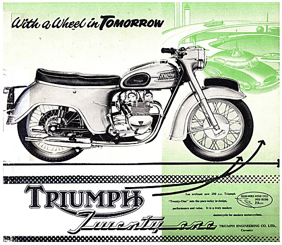 1958 Triumph Twenty-One 350 cc                                   