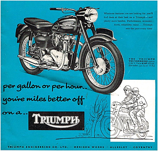 1959 Triumph Thunderbird 650 cc                                  