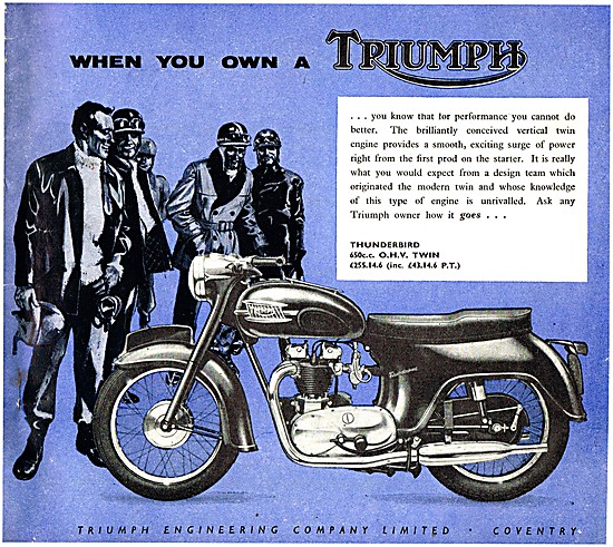 1960 Triumph Thunderbird 650 cc                                  