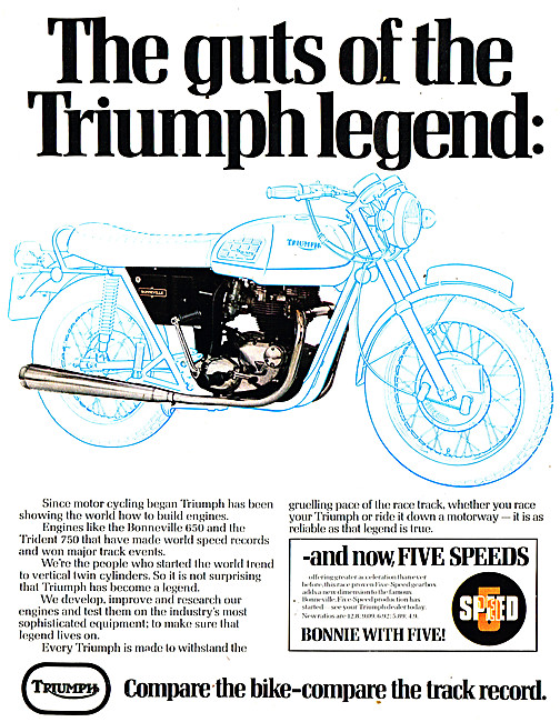 1972 Triumph Bonneville 650                                      