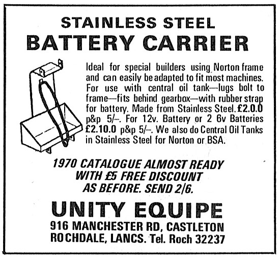 Unity Equipe Battery Carrier                                     