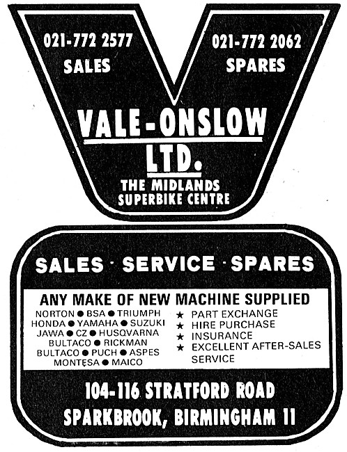 Vale Onslow Motorcycle Sales & Services                          