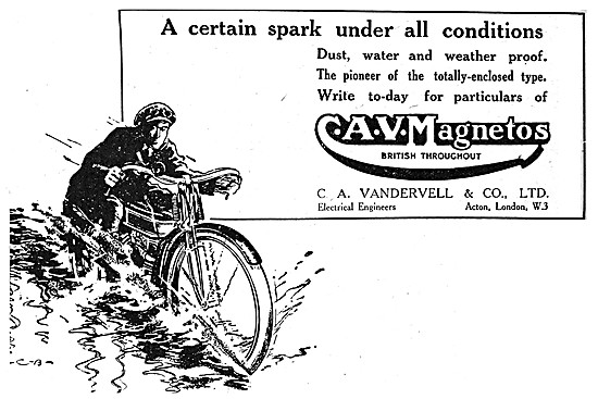 Vandervell Electrical Engineers 1920 - CA.V. Magnetos            