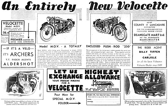 1933 Velocette MOV                                               