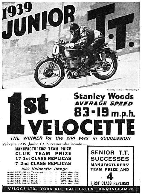 Velocette M.A.C. 1939                                            