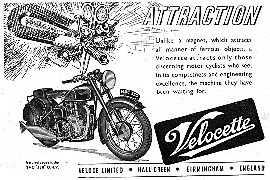 1948 Velocette MAC 350 cc                                        