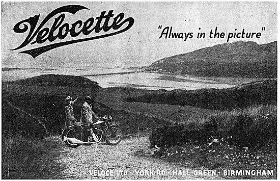 1948 Velocette Motor Cycles                                      