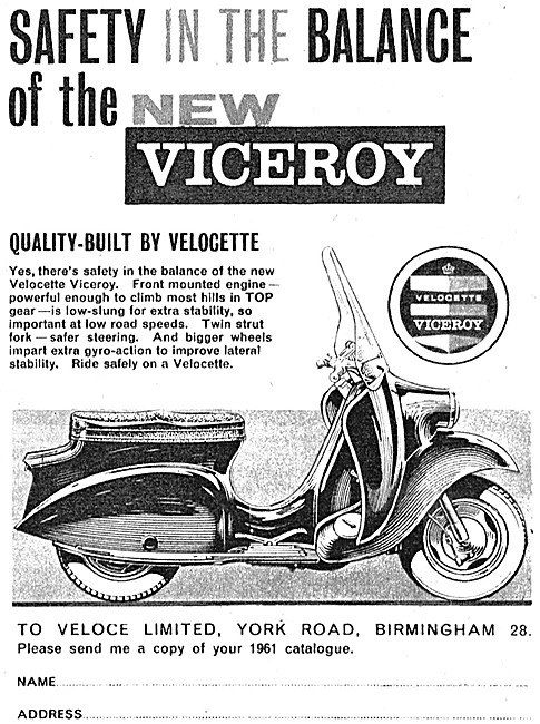 Velocette Viceroy Motor Scooter                                  