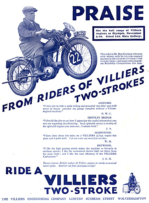 1128 Villers Two-Stroke Motor Cycle Engines                      