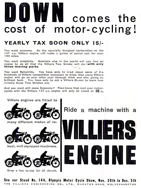 Villers Motor Cycle Engines                                      