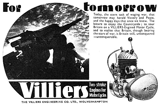 Villers Motor Cycle Engines 1941 Advert                          