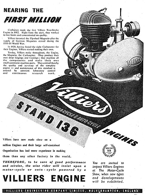 1948 Villers Two-Stroke Engines                                  