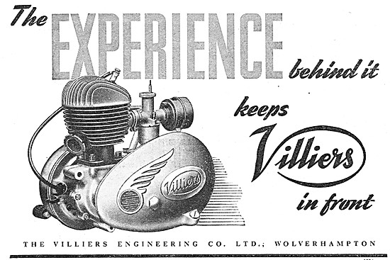 Villers Two-Stroke Motor Cycle Engines 1950                      