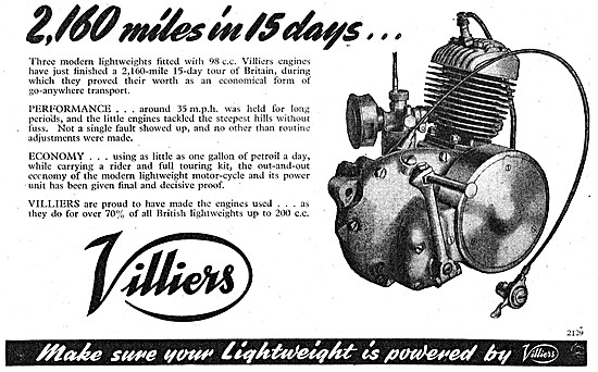 Villers 98cc Motorcycle Engine                                   