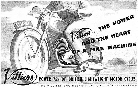 1954 Villers Two-Stroke Motor Cycle Engines                      