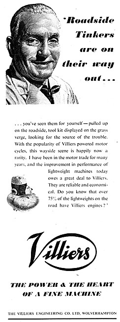 Villers Two-Stroke Motor Cycle Engines                           