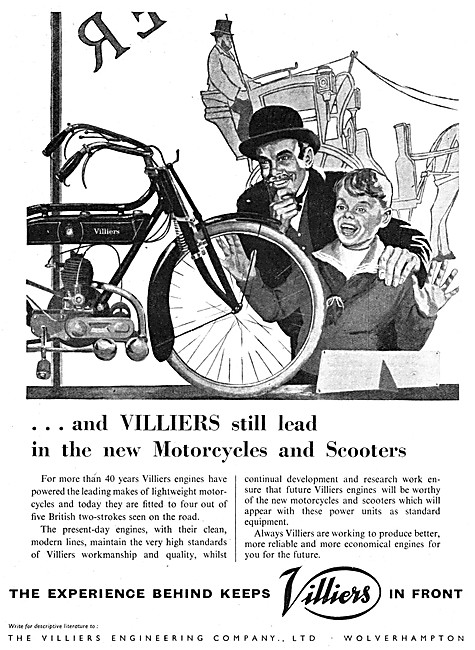 Villers Motor Cycle Engines 1956                                 