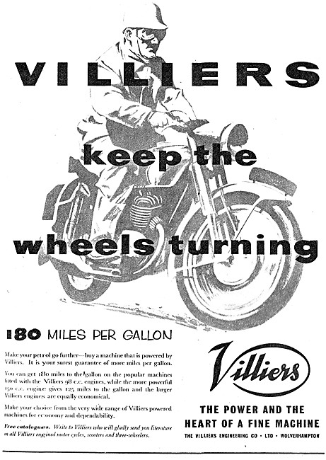 Villers 2-Stroke Motor Cycle Engines                             