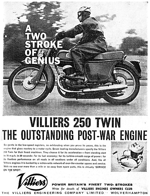 1961 Villers 250 cc Twin                                         