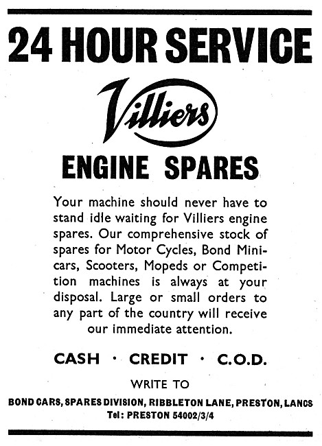 Bond Cars Villers Spares Division, Ribbleton Lane, Preston.      