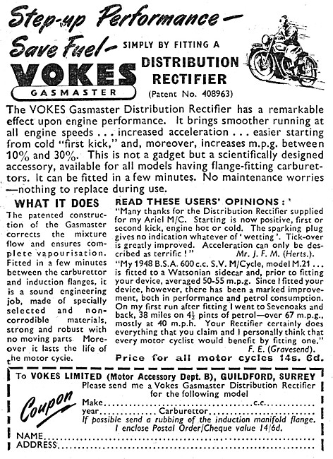 Vokes Filters - Vokes Fuel Distribution Rectifier                