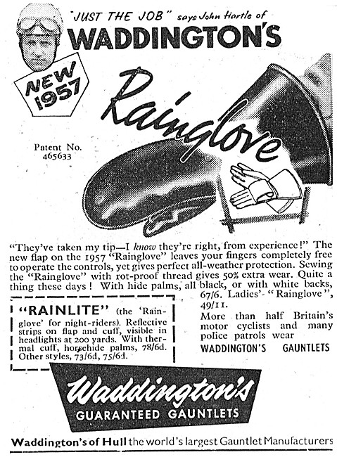 Waddingtons Weatherproof Rainglove 1957 Style                    