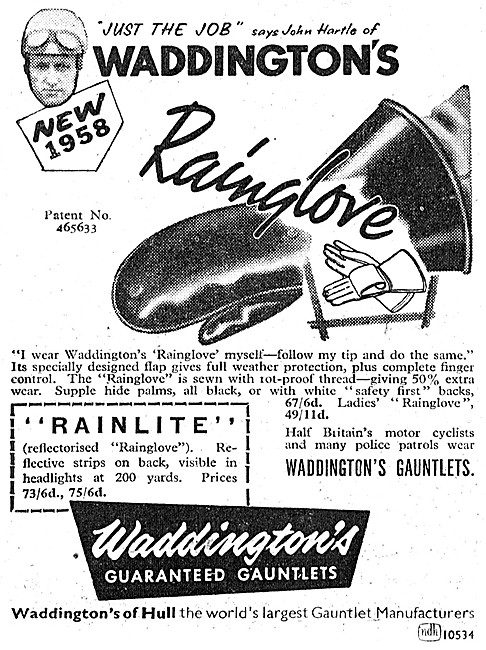 Waddingtons Raingloves Weatherproof Gauntlets                    