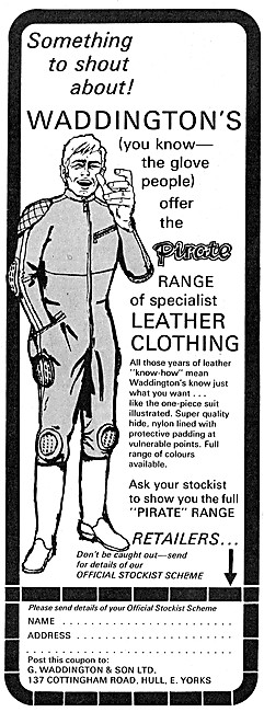 Waddingtons Pirate Range Of Leather Clothing                     