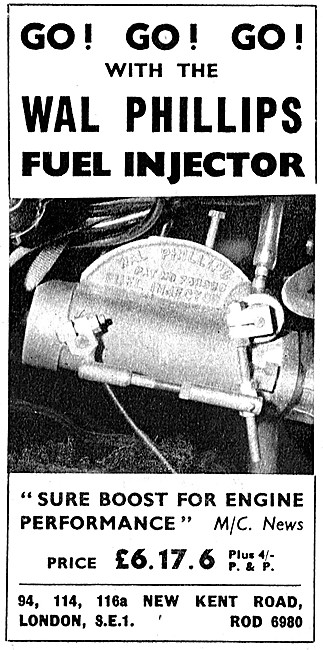 Wal Phillips Fuel Injectors                                      