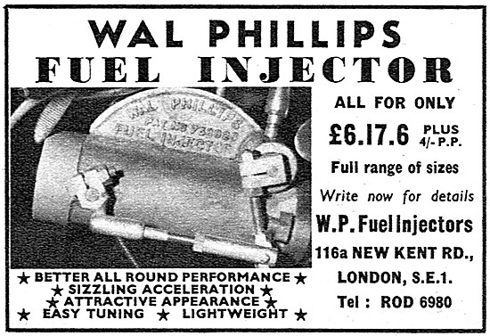 Wal Phillips Fuel Injector                                       