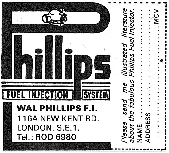 Wal Philips Fuel Injector                                        