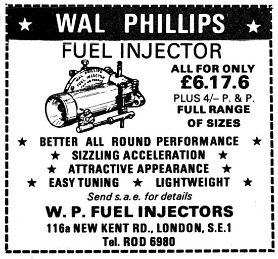 Wal Phillips Fuel Injectors                                      