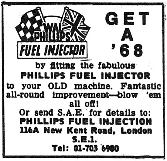 Wal Phillips Fuel Injectors                                      