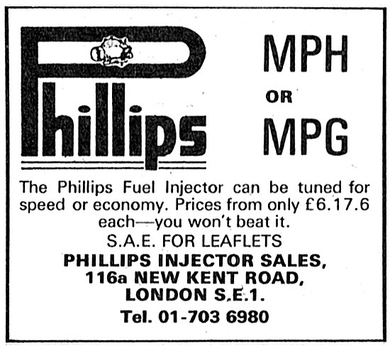 Wal Phillips Fuel Injectors                                      